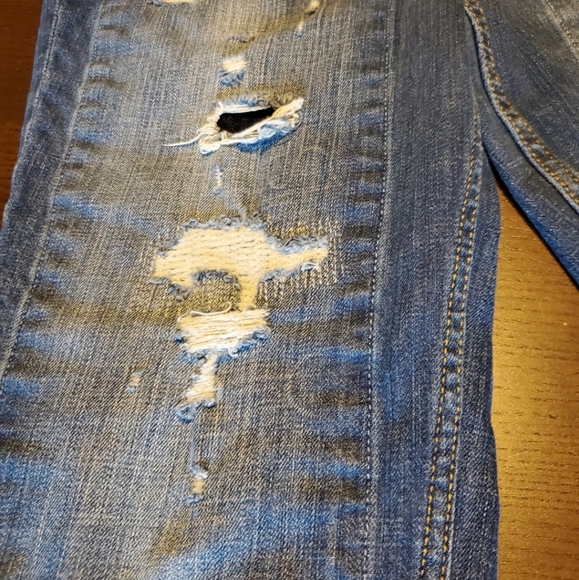 Cat & Jack Fun shred design jeans girls 16 - Picture 7 of 15